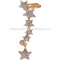 Yiwu hot low price fashion jewelry star shape crystal daily wear earrings